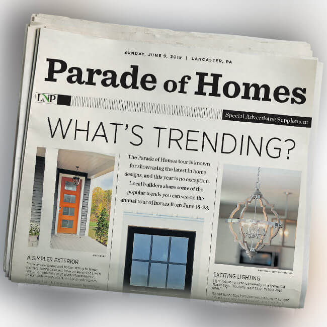 Parade of Homes front page