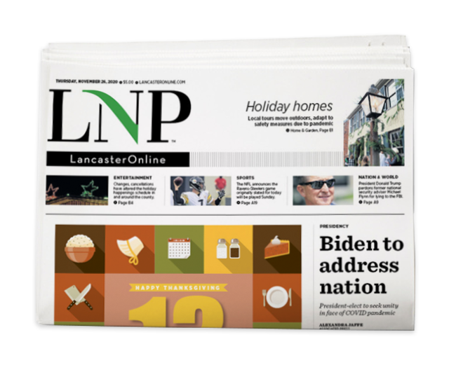 LNP Newspaper - Thanksgiving edition