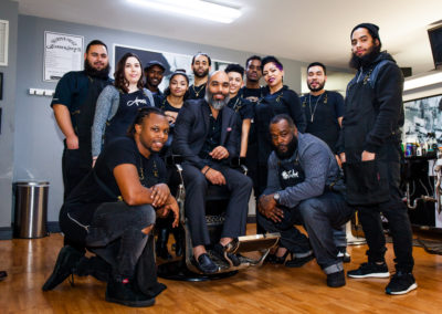 Barber Shop Team Photo
