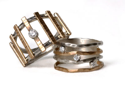 Product shot of rings